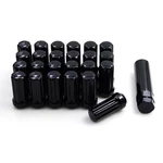 49351BKC-09-24PCS Black Chrome M14X1.50 Duplex Spline Lug Nut With Key, Pack. Fixed Price $65.77.