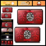 Partsam Led Trailer Rv Tail Lights Stop Turn Backup Red White 2 Pack. Fixed Price $126.99.