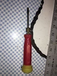Multi-bit Screwdriver Set Tool, Has Tape Rule In Yellow Cap, 1/4 Socket Adapter. Fixed Price $12.00.