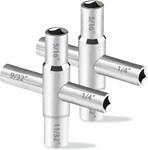 2PCS Way Sillcock Key Set 1/4", 9/32", 5/16", 11/32 Steel Water H. Fixed Price $29.58.
