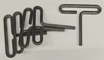 Eklind 5 T-handle 1/4" 3" Hex Allen Set T-key Short Arm 31316 Usa. Fixed Price $13.50.