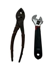 Ace 6" Adjustable Wrench Pro Series + 8" Vintage Slip Joint Pliers Hand Tool Lot. Fixed Price $16.99.