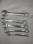Snap-on Short Combination Wrench Set 5PC Sae 3/8 -3/4 120-OEX240 12PT Usa. Fixed Price $79.99.