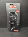 Icon Pce Sae Hex Key Set Ball End Wrench Kit 57929 HS1300 New. Fixed Price $18.99.