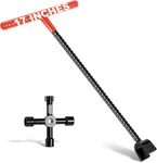 17 In Professional Water Meter Shut Off Tool With 4-WAY Utility Keys, Sturdy. Fixed Price $18.26.