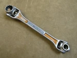 Vintage J.h. Williams Usa NO.1999 "multisocket" Sae 8-WAY Dog Bone Wrench. Fixed Price $19.95.