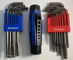 Kobalt 23-PIECE Ball-end Hex Key Set Allen Wrenches Sae Metric. Fixed Price $19.99.
