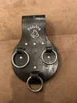Rudedog Usa - Ring Spud Wrench Holder #3035 Black Harness Leather. Fixed Price $42.00.