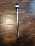 Pittsburgh Pro 3/8 Drive 17 Breaker Bar Heavy Duty Silver Head Swivels 180. Fixed Price $19.99.