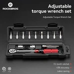 Rockbros Torque Wrench 1/4"DRIVE Click 2-24NM,DUAL-DIRECTION 72 Teeth Set. Fixed Price $37.99.