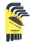 .050"-3/8" Hex End Short Arm L-wrench Set 13PCS W/proguard Bondhus Usa #12237. Fixed Price $5.23.