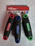 Hyper Tough 3-PACK Folding Allen Wrench Hex Key Set With Sae Metric And Star. Fixed Price $8.98.