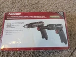 New Husky 1/4 Pneumatic Impact Driver & 3/8 Drill Set. Fixed Price $69.00.
