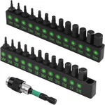 Swanlake 26-PIECE Head Allen Wrench Drill Bit Set, 1/4HEX Shank Quick Change. Fixed Price $16.85.