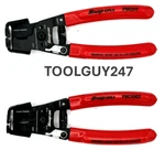 Snap On Tools PWCH7 + PWCHHD7 Red Grip 7" Inline Wire Cutter Stripper Pair. Fixed Price $129.95.