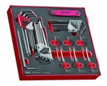 Teng TEDHT42 Piece Ball Point Hexagon & Torx Key Set Eva Foam Tray Case. Fixed Price $139.78.