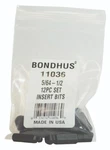 Bondhus 12PC 1/4IN Shank Hex Insert Bit Set Ball End Sae Standard 5/64-1/2 Usa. Fixed Price $25.29.