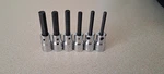 Snap On Tools 110ETMAY 1/4 Drive 6PC Sae Hex Allen Bit Socket Set - Usa. Fixed Price $110.95.