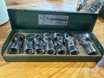 S-k Tools 60632 Drive 7 Point Flex Swivel Sockets 3/8"-3/4" W/ Case. Fixed Price $105.00.