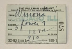 Pullman Train Ticket Stub Winona Mn To Chicago Cmstp&prr Dated 1939 Rail. Fixed Price $20.00.