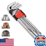 Powerbuilt 9 Piece Sae Hex Key Wrench Set For Damaged Fasteners Standard Grip. Fixed Price $51.73.