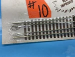 Bk Enterprises, Ho Nickel Silver Turnout 6-L Stub. 70 Rail Size.km. Fixed Price $14.99.