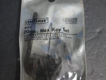 Vintage Craftsman 946677 Metric 20PC Hex Key Set Usa Long And Short Arm C3. Fixed Price $14.95.