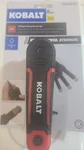 Kobalt Piece Hex Key Folding / Locking Sae Set #0802835. Fixed Price $8.00.