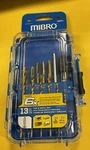 New Mibro 358471 And Drill Set 13PC Tool Taps Titanium Bits Wrench. Fixed Price $9.99.