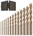 13 Pcs 1/16-1/4 Inch M35 Cobalt Drill Bit Set For Hardened Metal Stainless. Fixed Price $19.39.