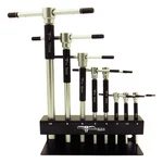 Pit Posse 8PC Metric T-handle Hex Allen Key Wrench Tool Set 3-WAY Rotating. Fixed Price $96.58.