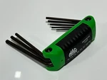 Mac Tools Usa (new) SHKTX8 8PC Torx T8-T40 Fold-up Hex Key Set Green Grip. Fixed Price $27.99.