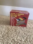 10 Pc. Sae T-handle Color Coded Hex Key Set New In Box. Fixed Price $13.99.