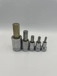 Set Of 5 Snap On Hex Bit Driver Sockets 1/2 SAM19, SAM14E, SAM10E, SAM8A, SAM6A. Fixed Price $119.95.