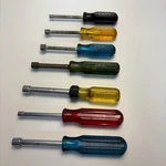 Vintage Xcelite Nut Driver Lot Bridgeport Mixed Sizes. Fixed Price $21.21.