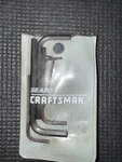 Sears Craftsman Usa Nos Metric Hex Key Set 46686 Piece. Fixed Price $19.00.