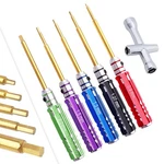 5PCS Frihobby Small Rc Screwdriver Set 0.9MM 1.27MM 1.3MM 1.5MM 2.0MM Hex.... Fixed Price $25.99.