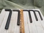 Lot Of 5 Unbrako DIN911 Germany 3/4" 17 14 12 10 Mm Allen Wrench Keys. Fixed Price $27.50.