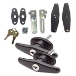Gordon Glass Co. Bauer Products Matching Set Locking T-handle Complete Kit .... Fixed Price $37.04.