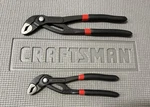 Sears Craftsman 2PC Adjustable Pliers Set 45433 7 45431 & 10 45430 Germany. Fixed Price $114.99.