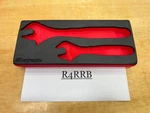 Snap-on Tools Red Foam Organizer For 8" & 12" Soft Grip Adjustable Wrenches Nos. Fixed Price $59.95.