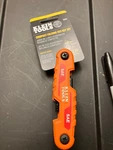 Klein 70540 Compact Folding Hex Set Sae Sized New. Fixed Price $18.00.
