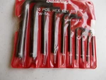 Blackhawk Usa 10PC Hex Key Set ZW-58 Nos Mechanics Tools. Fixed Price $15.00.