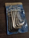Piece Hex Key Set Sae 1/16- 1/4"/METRIC 1.5MM-6MM Test Rite Products. Fixed Price $9.50.