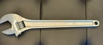 Vintage Crescent 15" Adjustable Wrench Crestoloy Made Usa. Fixed Price $50.00.