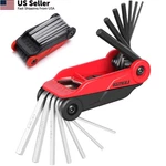 14PCS Folding Allen Wrench Set Metric Sae Hex Key Combo 2MM-6MM 5/64-1/4 Portabl. Fixed Price $14.88.