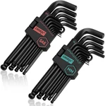 Disen 26 Pieces Metric & Sae Size Hex Key Wrench Set With Ball End, 1.27-1. Fixed Price $34.99.