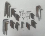 112 Mix Lot Hex Wrenches Allen Keys Vintage Small Large Work Shop. Fixed Price $38.25.
