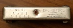 Eklind Tool Co. 91 Sae Hex Key Allen Wrench Vintage 1950S Chicago Illinois. Fixed Price $7.98.