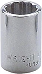 Wright Tool 2114 - 1/4INCH Drive 12 Point Standard Socket 7/16INCH. Fixed Price $13.68.